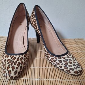 Nordstrom BP Leopard Print Heels 7.5 "Stella"